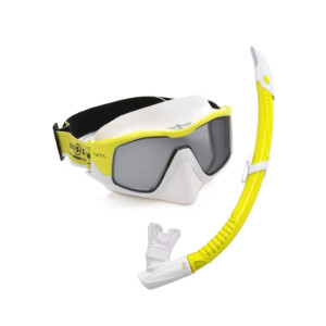 Aqualung Combo Versa Snorkel Black/Yellow Swimming Goggles