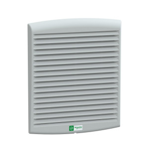 Schneider ClimaSys forced vent. fan 165m3/h, 230V, with outlet grille and filter G2- NSYCVF165M230PF