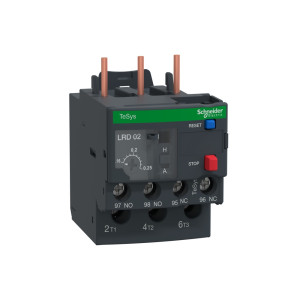 Schneider TeSys LRD thermal overload relays - 0.16...0.25 A - class 10A LRD02